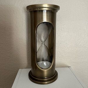 Hearth & Hand Brass Tone Hourglass Wall Accent
